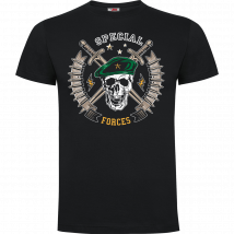 Tee-shirt Special Forces 100% Coton - Army Design - Taille S - Vet Sécurité