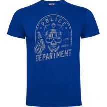 Tee-shirt Police Department Bleu Royal - Army Design - Taille S - Vet Sécurité