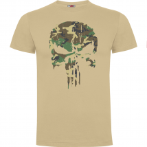 Tee-shirt Sable Punisher Woodland - Army Design - Taille S - Vet Sécurité