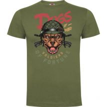 Tee-shirt Vert Dogs Of War - Army Design By Summit Outdoor - Taille 2XL - Vet Sécurité