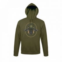 Sweat-shirt Vert Push Your Limit - Army Design - Taille S - Vet Sécurité