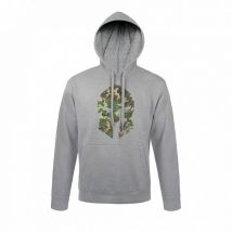 Sweat-shirt Gris Chiné Spartan Woodland - Army Design - Taille M - Vet Sécurité