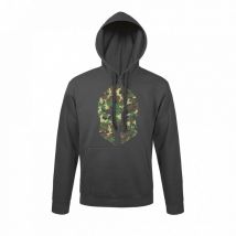 Sweat-shirt Gris Anthracite Spartan Woodland - Army Design - Taille L - Vet Sécurité