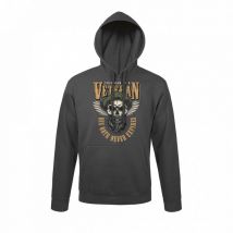 Sweat-shirt Gris Anthracite His Oath Never Expires - Army Design - Taille L - Vet Sécurité