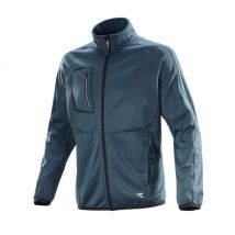 Kurtka softshell powlekana cross niebieska - diadora s