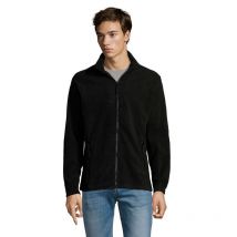 Veste Micropolaire Zippée North Noir - Sol's - Taille Xl - Vet Sécurité