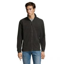 Veste Micropolaire Zippée North Anthracite - Sol's - Taille Xl - Vet Sécurité