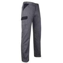 Pantalon De Travail Perceuse Multipoches Gris/noir - Lma - Taille 40 - Vet Sécurité