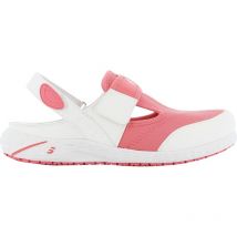 Sandale Aliza En Lycra Extensible Rose - Safety Jogger Professional - Taille 38 - Vet Sécurité