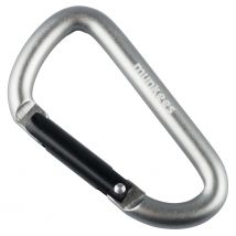 Mousqueton En Forme De D (8 X 80 Mm) Gris - Munkees - Vet Sécurité