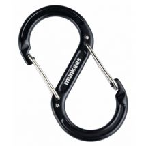 Mousqueton Forgé En Forme De S (80 Mm) Noir - Munkees - Vet Sécurité