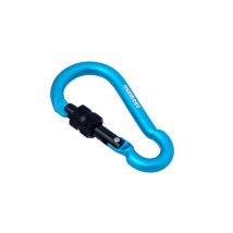 Mousqueton Forme Poire Verrouillage à Vis (8 X 80 Mm) Bleu - Munkees - Vet Sécurité