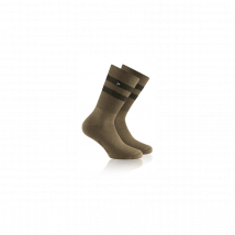 Chaussettes Fibre Light Super Kaki à Rayures - Rohner - Taille S - Vet Sécurité