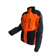 Veste De Travail Stretch Herma Noir Et Orange - Francital - Taille L - Vet Sécurité