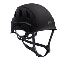 Kask ochronny z wentylowaną skorupą strato vent - czarny - petzl