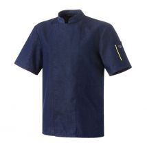 Veste Mixte Nero Manches Courtes Denim Et Jaune - Robur - Taille L - Vet Sécurité
