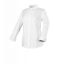 Veste De Cuisine Pour Femme à Manches Longues Flores Blanc - Robur - Taille L - Vet Sécurité
