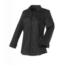 Veste De Cuisine Pour Femme à Manches Longues Flores Noir - Robur - Taille L - Vet Sécurité