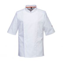 Veste De Cuisine Maille Pro S/s Blanc - Portwest - Taille 2xl - Vet Sécurité
