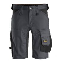 Short De Travail Stretch Gris Acier - Snickers Workwear - Taille 36 - Vet Sécurité