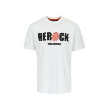T-shirt à Manches Courtes Eni Blanc - Herock - Taille Xl - Vet Sécurité