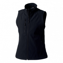 Bodywarmer softshell dla kobiet czarny - russell s