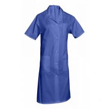 Blouse Manches Courtes Polycoton Madona Bleu Roi - Snv - Taille S - Vet Sécurité