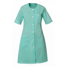Blouse Femme Manches Courtes Ariana Vert Nil Et Blanc - Snv - Taille M - Vet Sécurité