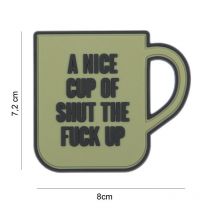 Patch 3d Pvc A Nice Cup Green - 101 Inc - Vet Sécurité