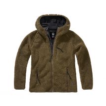 Veste Femme Polaire à Capuche Olive - Brandit - Taille 4xl - Vet Sécurité