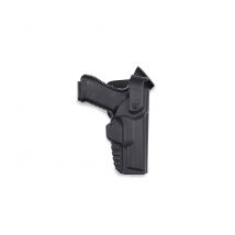 Étui Rétention Port Médium Pour Glock 17 pour gaucher - Noir - Gk Pro