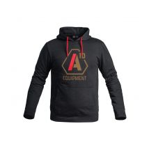 Hoodie A10 Noir Logos Tan / Rouge - A10 Equipment - Taille L - Vet Sécurité