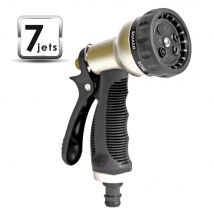 Krisalys - Pistolet D'arrosage Aluminium 7 Jets