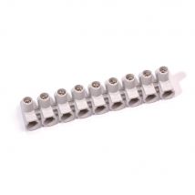 Ohmtec - Lot De 10 Barrettes De 9 Connexions À Vis Unilatérale