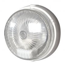 Woltz - Hublot Rond Intérieur Extérieur 60w - Plastique avec protection caoutchouc - Blanc