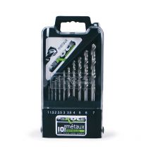 Coffret 10 Forets À Métaux Hss Meulés Feroce - Bricolage Direct