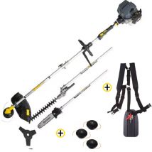 Steiner - Pack Débroussailleuse Thermique 2t 42,7cc 4 En 1 + 3 Bobines Tap & Go 3m