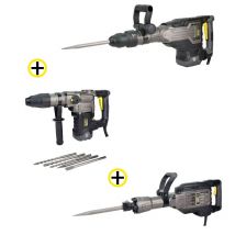 Steiner - Pack Démolition : Marteau Piqueur + Marteau Démolisseur + Marteau Perforateur
