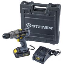 Steiner - Pack Sans Fil 18v Perceuse Percussion + 1 Batterie + 1 Chargeur