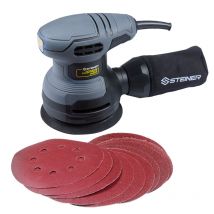 Steiner - Ponceuse Excentrique 240w 125mm + Accessoires