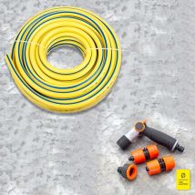 Tricoflex - Pack Tuyau D’arrosage Anti-torsion Ø15mm 25m Irriflex + Kit Arrosage