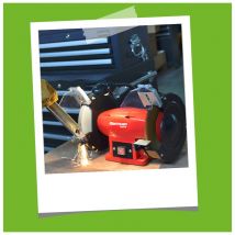 Korman - Touret À Meuler 400w Ø200mm + Brosse *