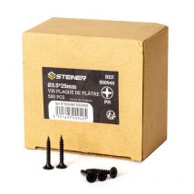 Steiner - Boîte De 500 Vis Placo 3.5x25mm - Acier au carbone