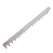 Nalto - Peigne D'équilibrage Pour Un Interrupteur Différentiel 4 Poles Et Disjoncteurs Monophasés 4.5ka À Vis - 18 Modules - Gris