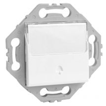 Noane - Sonnette De Porte Bouton Poussoir - Blanc