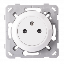 Ohmtec - Epure Prise 2p+t 16a Affleurante - Blanc