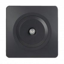 Ohmtec Epure Prise Tv Sat Type F Complet Anthracite - Bricolage Direct
