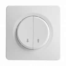 Ohmtec Epure Commande Volet Roulant Complet - Blanc - Bricolage Direct