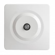 Ohmtec Epure Prise Tv Sat Type F Complet - Blanc - Bricolage Direct