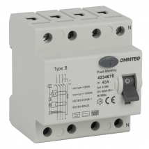 Ohmtec - Interrupteur Différentiel 3p+n 6ka, 40a Type B -